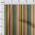 thumbnail image 1 of oneOone Viscose Jersey Fabric Bayadere Stripe Print Sewing Fabric BTY 60 Inch Wide, 1 of 5