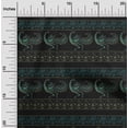 thumbnail image 1 of oneOone Viscose Jersey Fabric Floral & Peacock Block Printed Fabric 1 Yard 60 Inch Wide, 1 of 5