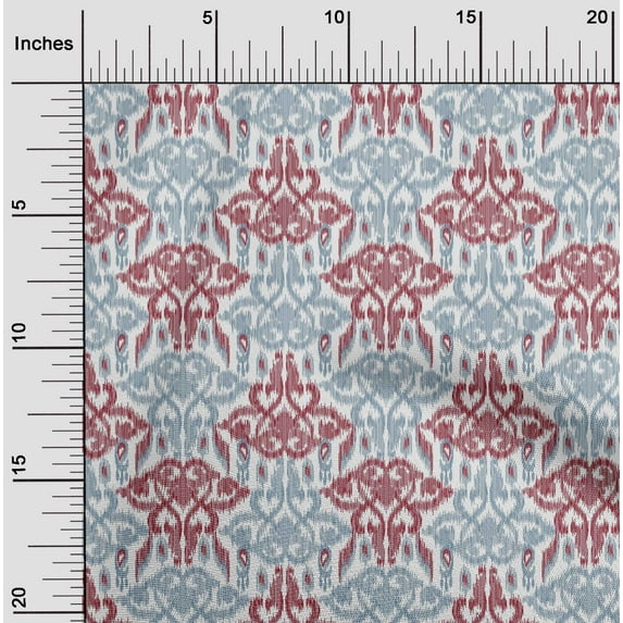 oneOone Viscose Jersey Fabric Swirl & Paisley Ikat Fabric Prints By Yard 60 Inch Wide
