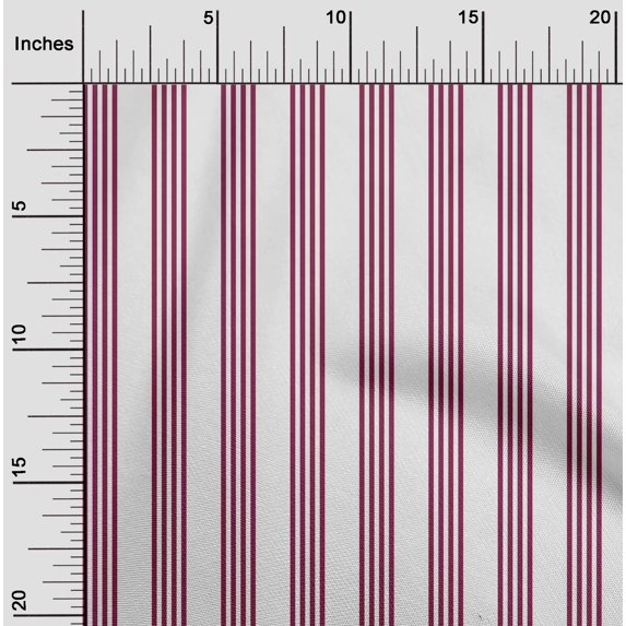 oneOone Viscose Jersey Fabric Vertical Stripe Print Fabric BTY 60 Inch Wide