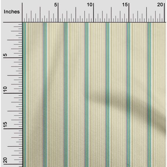 oneOone Viscose Jersey Fabric Vertical Stripe Printed Fabric 1 Yard 60 Inch Wide