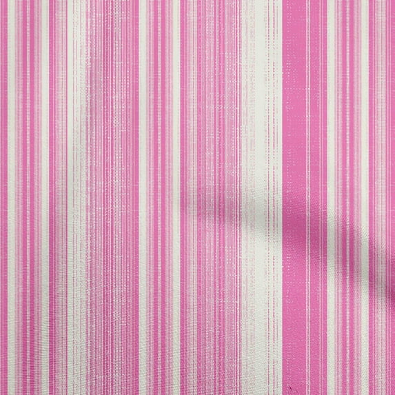 oneOone Viscose Jersey Fuschia Pink Fabric Stripe & Quilting Supplies Print Sewing Fabric By The Yard 60 Inch Wide