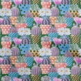 thumbnail image 1 of oneOone Viscose Jersey Green Fabric Plants Cactus With Flowers Sewing Craft Projects Fabric Prints By Yard 60 Inch Wide, 1 of 4