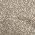 thumbnail image 1 of oneOone Viscose Jersey Light Brown Fabric Texture Leaf Fabric For Sewing Printed Craft Fabric By The Yard 60 Inch Wide, 1 of 4