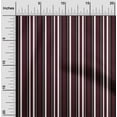 thumbnail image 1 of oneOone Viscose Jersey Maroon Fabric Stripes Dress Material Fabric Print Fabric By The Yard 60 Inch Wide, 1 of 5