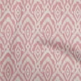 thumbnail image 1 of oneOone Viscose Jersey Medium Pink Fabric Ikat Craft Projects Decor Fabric Printed By The Yard 60 Inch Wide, 1 of 7