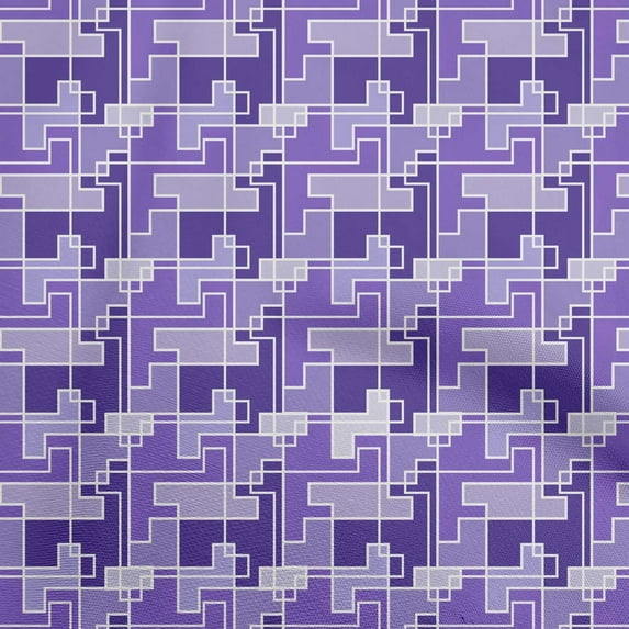 oneOone Viscose Jersey Medium Purple Fabric Abstracts Sewing Fabric By The Yard Printed Diy Clothing Sewing Supplies 60 Inch Wide