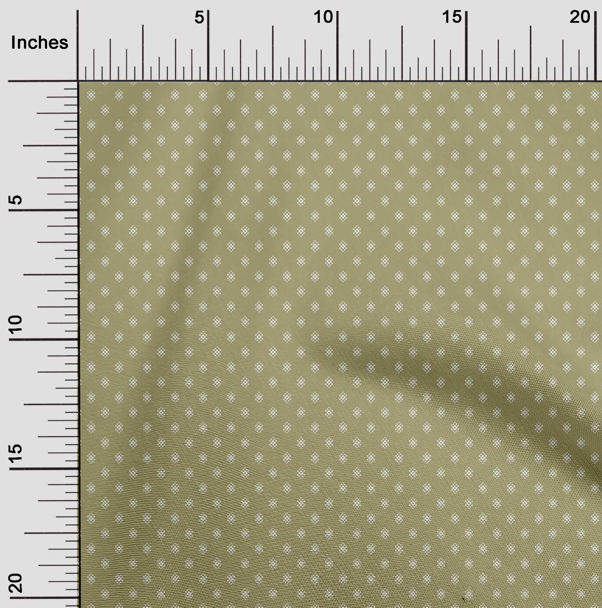 olive green dress material oneOone Viscose Jersey Olive Green Fabric Polka Dots Dress Material Fabric  Print Fabric by The Yard 60 Inch Wide
