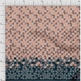 thumbnail image 1 of oneOone Viscose Jersey Peach Fabric Geometric Panel Sewing Craft Projects Fabric Prints By Yard 60 Inch Wide, 1 of 3