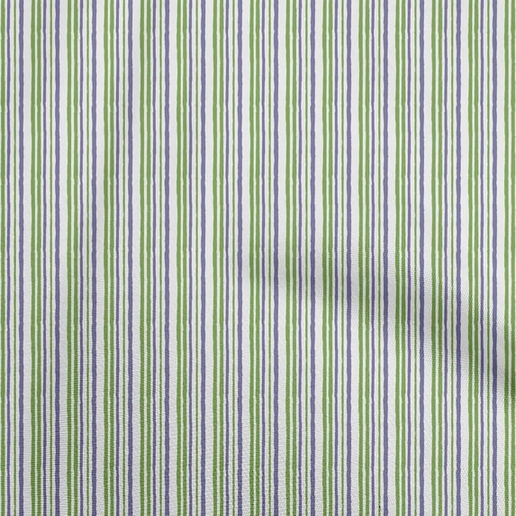 oneOone Viscose Jersey Pear Green Fabric Stripes Dress Material Fabric Print Fabric By The Yard 60 Inch Wide
