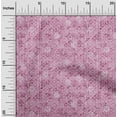 thumbnail image 1 of oneOone Viscose Jersey Pink Fabric Check & Texture Geometric Sewing Fabric By The Yard Printed Diy Clothing Sewing Supplies 60 Inch Wide, 1 of 5