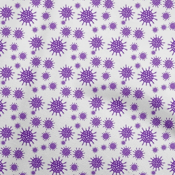 oneOone Viscose Jersey Purple Fabric Medical Sewing Fabric By The Yard Printed Diy Clothing Sewing Supplies 60 Inch Wide