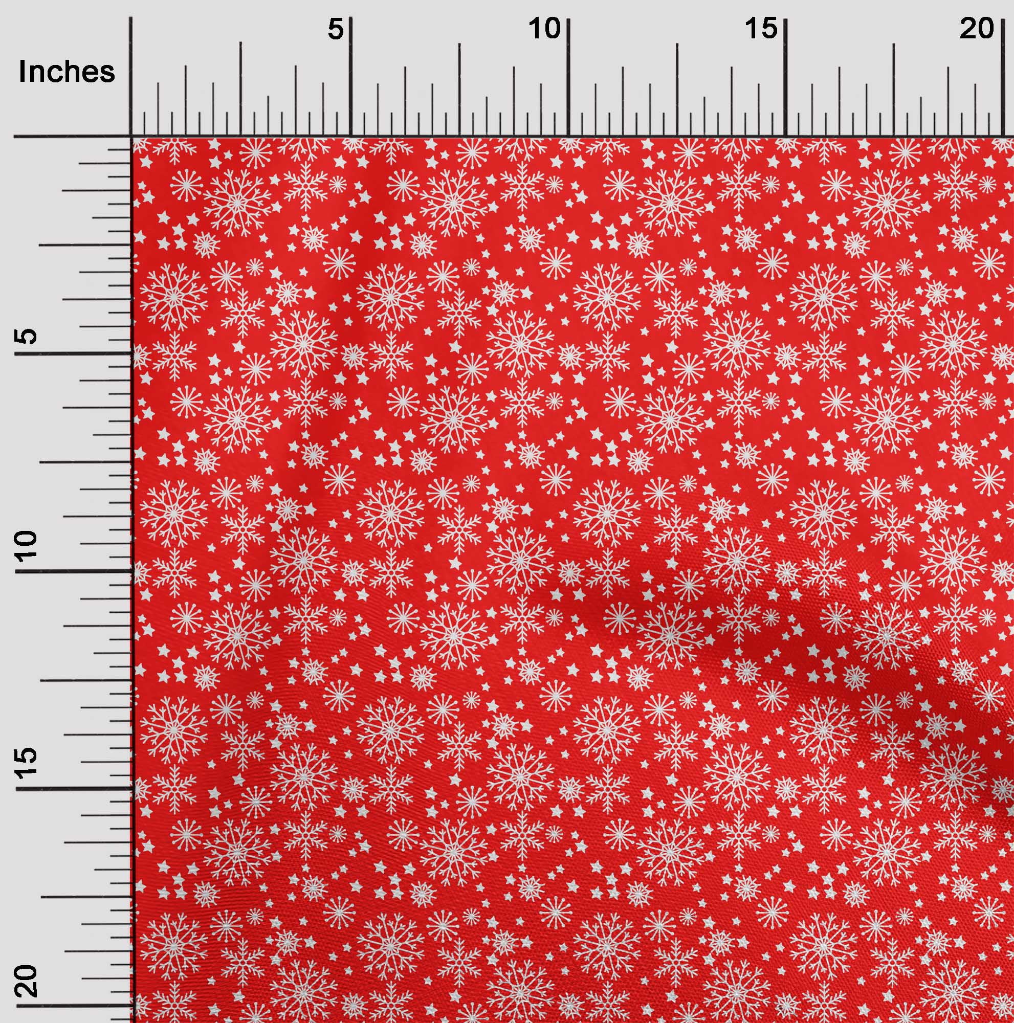 oneOone Viscose Jersey Red Fabric Merry Christmas Craft Projects Decor Fabric Printed By The Yard 60 Inch Wide