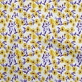 thumbnail image 1 of oneOone Viscose Jersey Yellow Fabric Floral Sewing Fabric By The Yard Printed Diy Clothing Sewing Supplies 60 Inch Wide, 1 of 4