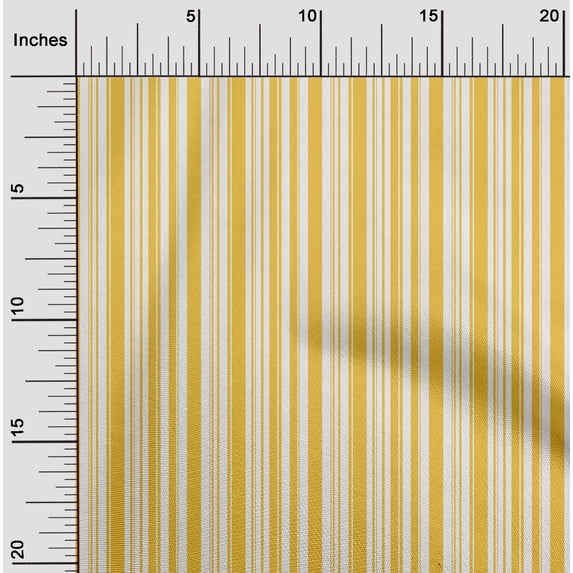 oneOone Viscose Jersey Yellow Fabric Stripes Craft Projects Decor Fabric Printed By The Yard 60 Inch Wide