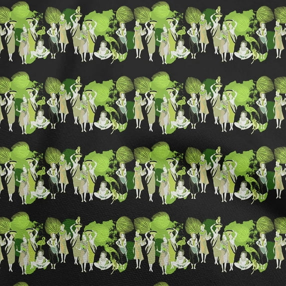 oneOoneCottonCambricLightGreenFabricAfricanDressMaterialFabricPrintFabricByTheYard42InchWide