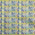 thumbnail image 1 of oneOoneCottonCambricLimeGreenFabricAfricanSewingMaterialPrintFabricByTheYard42InchWide, 1 of 4