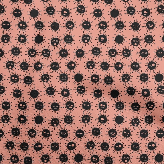 oneOoneCottonJerseyPinkFabricMedicalVirusDiyClothingQuiltingFabricPrintFabricByYard58InchWide