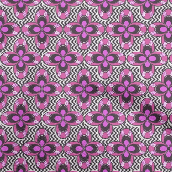 oneOoneCottonJerseyPurpleFabricAfricanSewingMaterialPrintFabricByTheYard58InchWide