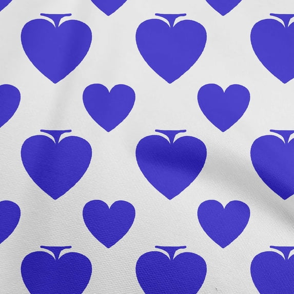oneOoneCottonPoplinBlueFabricPokerCardSewingCraftProjectsFabricPrintsByYard42InchWide