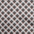 thumbnail image 1 of oneOonePolyesterSpandexOrangeFabricCheckWithTextureSewingCraftProjectsFabricPrintsByYard56InchWide, 1 of 4