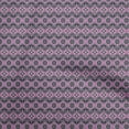 thumbnail image 1 of oneOonePolyesterSpandexPinkFabricAsianIkatSewingCraftProjectsFabricPrintsByYard56InchWide, 1 of 4