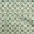 thumbnail image 1 of oneOonePolyesterSpandexYellowFabricAsianIkatSewingMaterialPrintFabricByTheYard56InchWide, 1 of 4