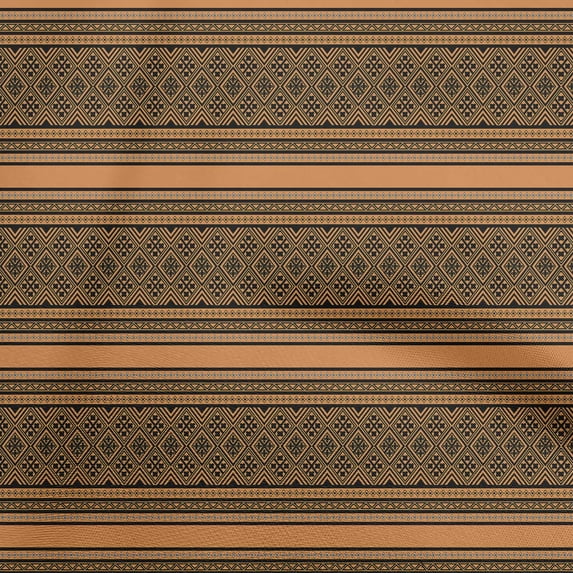 oneOoneSilkTabbyRustBrownFabricAsianBlockSewingCraftProjectsFabricPrintsByYard42InchWide