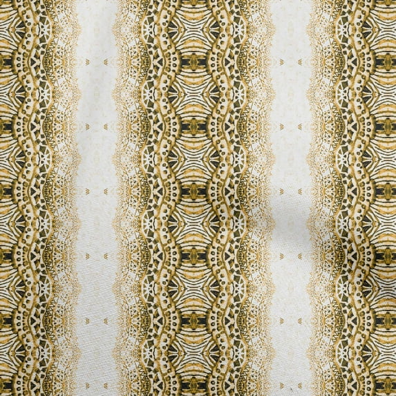 oneOoneVelvetDarkOliveGreenFabricAbstractSewingMaterialPrintFabricByTheYard58InchWide