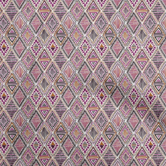 oneOoneVelvetWinePurpleFabricTribalDiyClothingQuiltingFabricPrintFabricByYard58InchWide