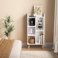 thumbnail image 1 of LEFHDA 68" Bathroom Storage Cabinet with Doors, Narrow Tall Fluted Cabinet, Wooden Mid-century Modern Cabinet with Adjustable Shelf, Bathroom Kitchen Living Room, 1 of 8