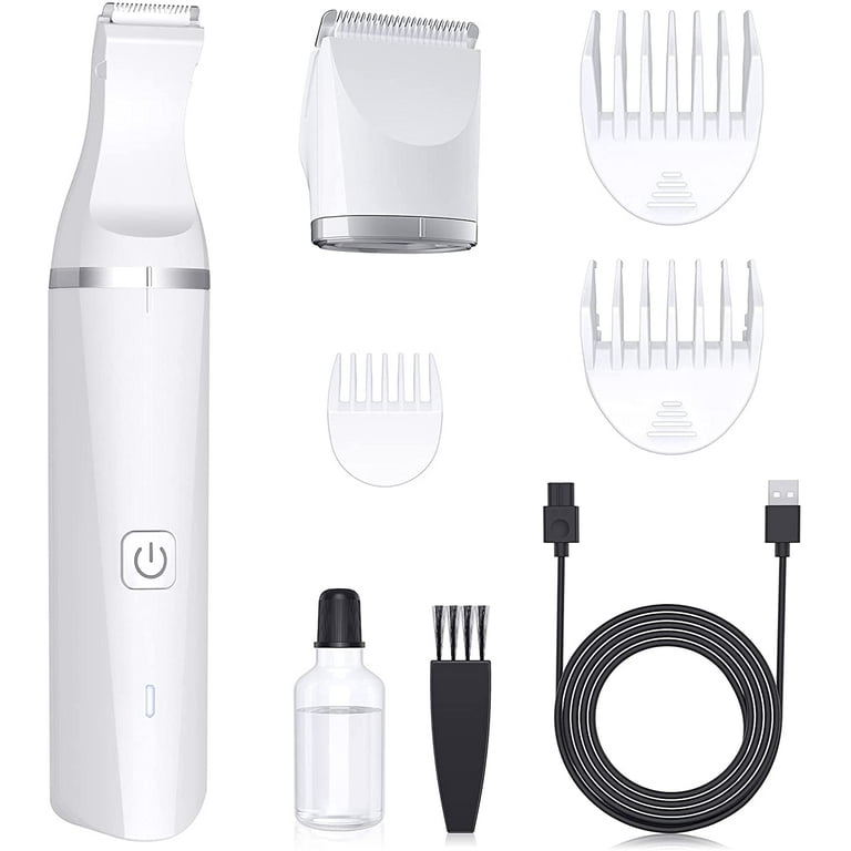 oneisall Dog Clippers with Blades, Low Noise Dog Grooming Clippers,Cordless Small Dog Trimmer, Dog Hair Clippers Pet Grooming Kit Trimming Hair White - Walmart.com