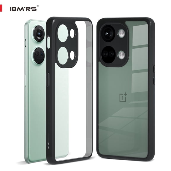 oneplus IBMRS For One Plus Ace 2v Case/Nord 3 5G Camouflage Phone Case, Shockproof Transparent Cover (Camo Black)
