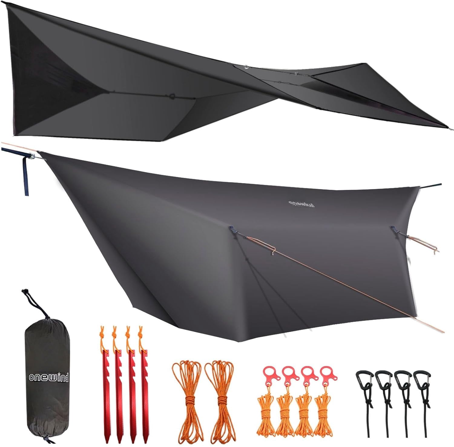 Hennessy Hammock Hex Rainfly - 30D Silnylon Rain Tarp For All Hammock Models, Lightweight & Waterproof 2 thumbnail image