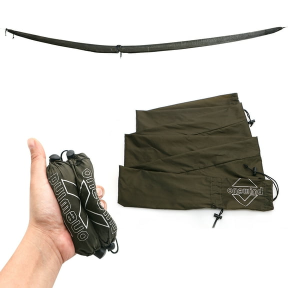 onewind Hammock Tarp Sleeve Protective Cover, Tent Rain Fly Snakeskin OD Green, 2PCS, 6'L*5.9"W