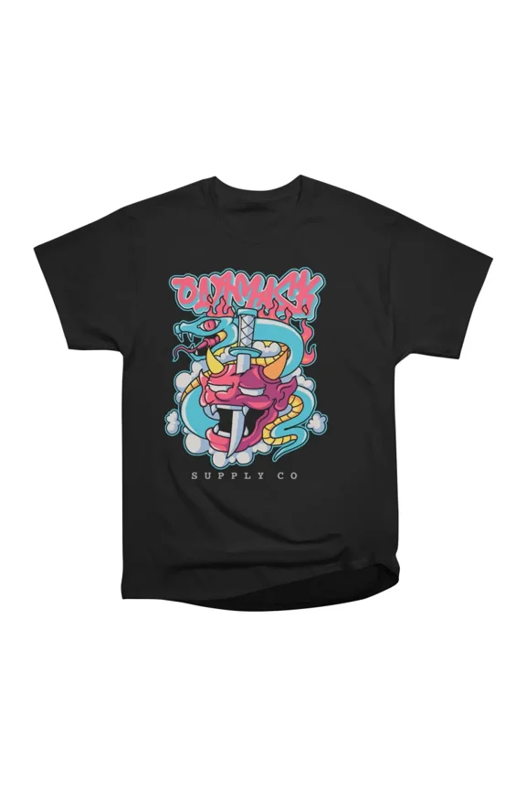 oni mask T-Shirt Tee Gift For Him Merch For Her Apparel For Friend
