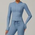 thumbnail image 1 of (only one coat)VoleFox Women's Full Zip Sun Protection Sweatsuit with Cool Feeling Long Sleeve Breathable UV Protective Jacket for Outdoor Sports, 1 of 10