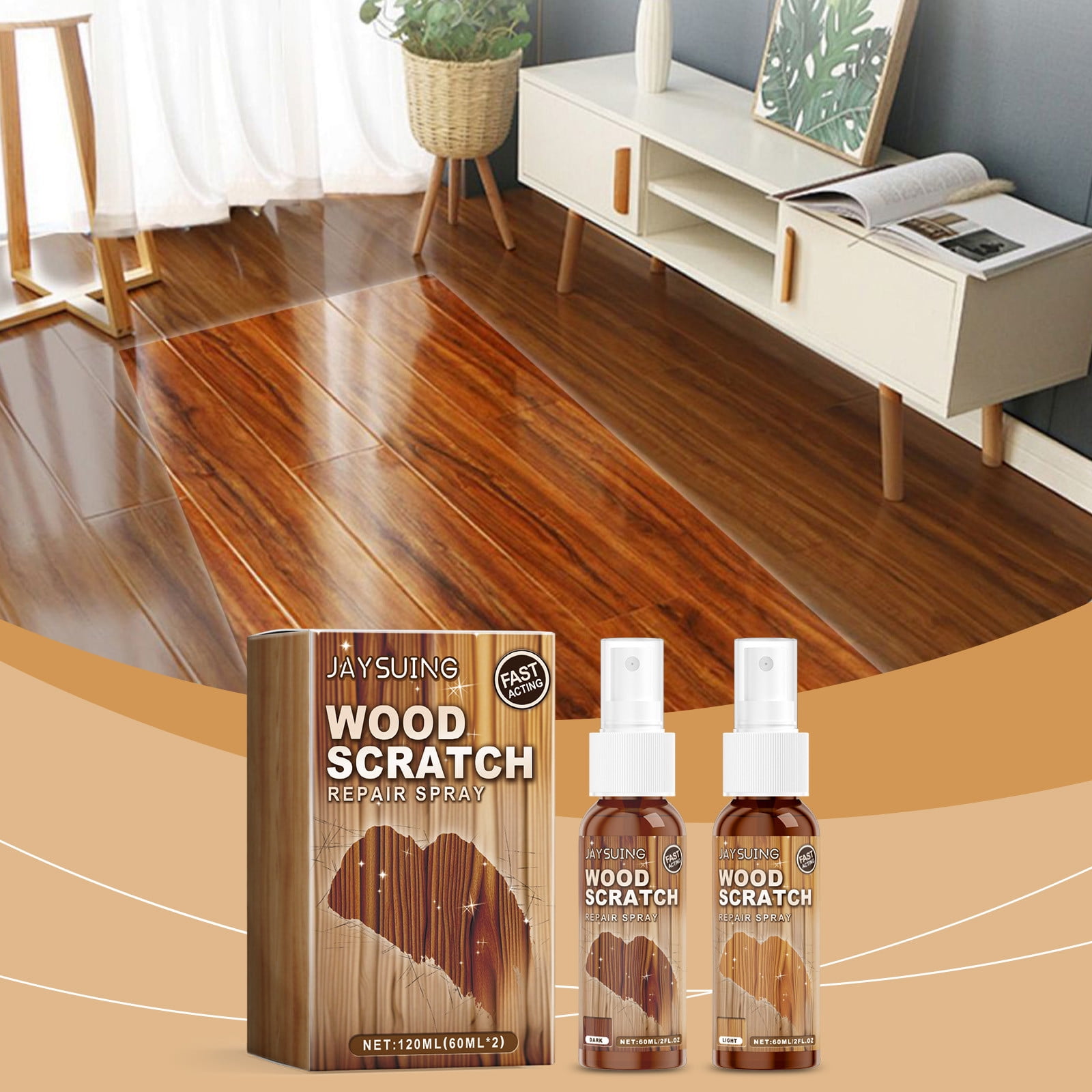 onlyliua 1. Wood Scratch Repair Spray, Instant Fix for Nicks and Scuffs ...
