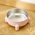 thumbnail image 1 of onlyliua 304 Stainless Steel Non-Slip Dog Bowl Elevated High-Leg Anti-Tip Food And Water Dish Rust-Resistant Dishwasher-Safe Ergonomic Design Protects Neck For Small To Medium Dogs And Cats Dog Bowl, 1 of 6