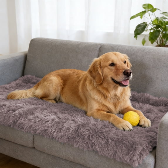 onlyliua Four-Season Furry Pet Blanket 22x14 In Soft Synthetic Plush Kennel Cushion Warm Reversible Machine-Washable Cozy Throw For Cats And Small Dogs Crate Blanket Pet Bedding