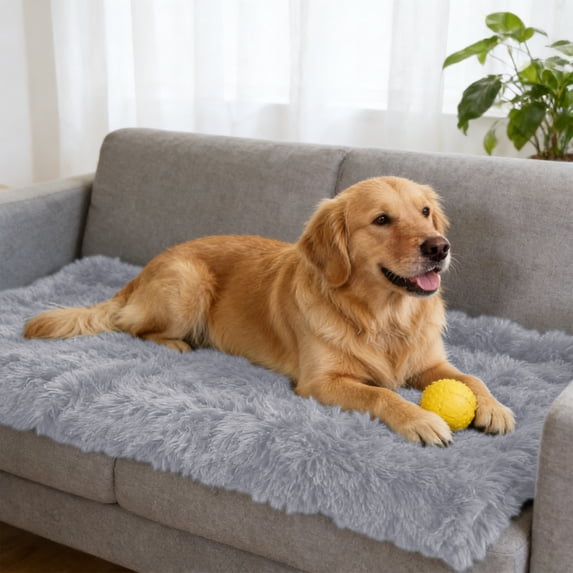 onlyliua Four-Season Furry Pet Blanket 22x14 In Soft Synthetic Plush Kennel Cushion Warm Reversible Machine-Washable Cozy Throw For Cats And Small Dogs Crate Blanket Pet Bedding