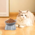 thumbnail image 1 of onlyliua Large Capacity Ceramic Cat Food Bowl With Ergonomic Neck-Protecting Tilt Anti-Tip Design Cute Drinking Dish For Cats And Small Dogs Dishwasher-Safe Durable Pet Feeding Bowl, 1 of 6