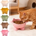 thumbnail image 1 of onlyliua Large Capacity Ceramic Cat Food Bowl With Ergonomic Neck-Protecting Tilt Anti-Tip Design Cute Drinking Dish For Cats And Small Dogs Dishwasher-Safe Durable Pet Feeding Bowl, 1 of 7