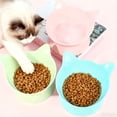 thumbnail image 1 of onlyliua Large Capacity Ceramic Cat Food Bowl With Ergonomic Neck-Protecting Tilt Anti-Tip Design Cute Drinking Dish For Cats And Small Dogs Dishwasher-Safe Durable Pet Feeding Bowl, 1 of 7