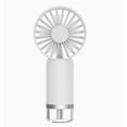 thumbnail image 1 of onlyliua Portable USB Rechargeable Spray Fan Mini Mist Fan Personal Desk Air Cooler Humidifier For Home Office Outdoor Travel Handy Cooling Fan With Mist Function, 1 of 5