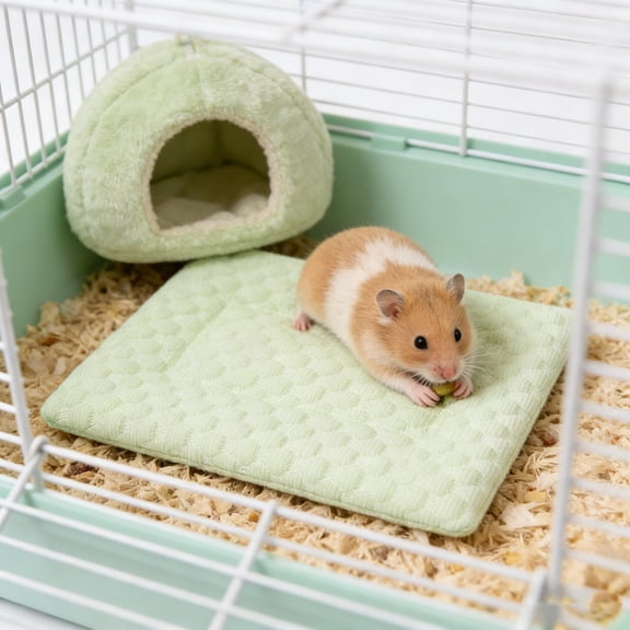 onlyliua Small Animal Cooling Ice Pad Portable Chill Mat For Hamsters Rabbits Chinchillas And Small Pets Breathable Leakproof Non-Toxic Summer Cage Cooling Mat For Travel Home small pet cooling mat