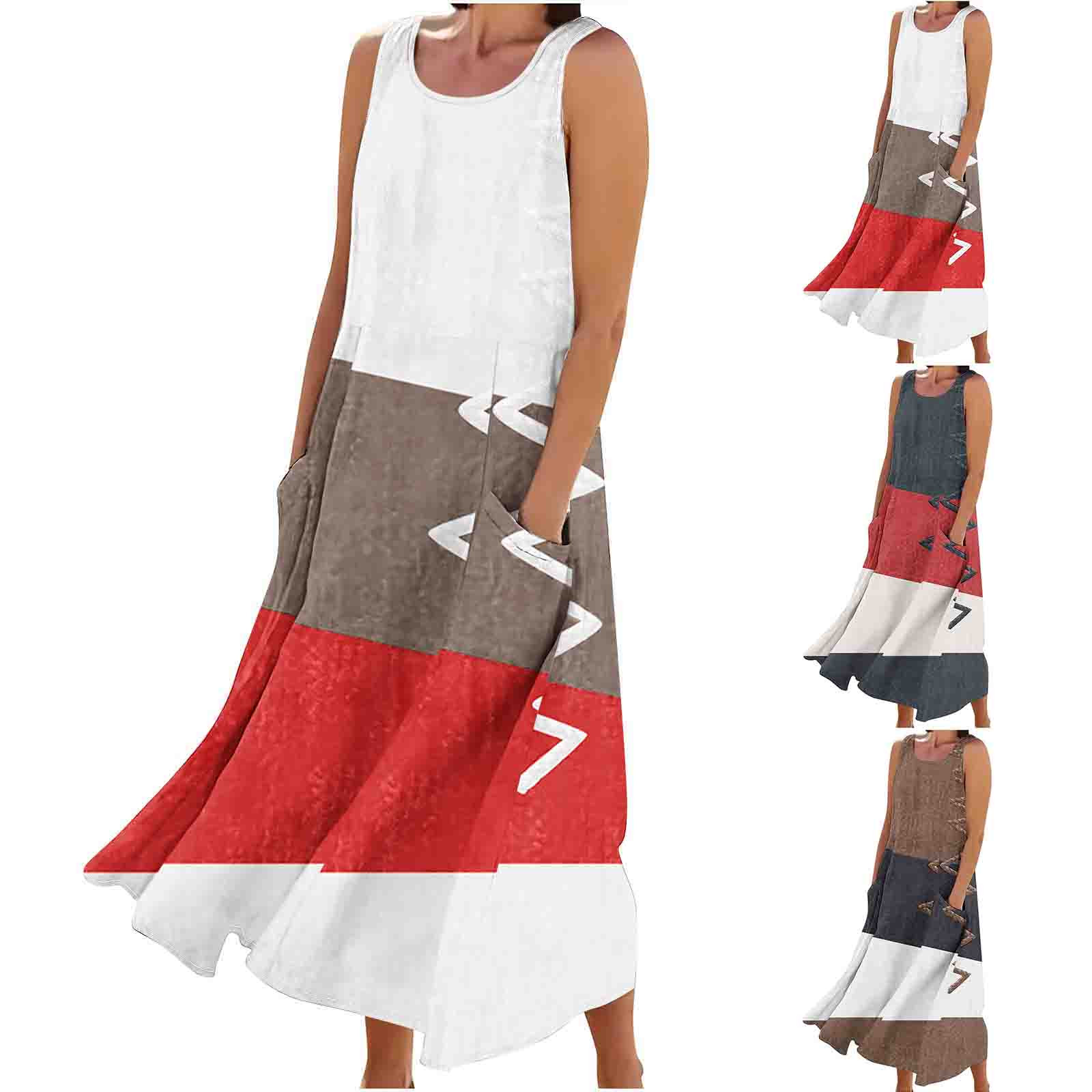 Onlyliua Summer Saving Clearance Linen Dresses For Women 2024 Casual Onlyliua Summer Saving Clearance Linen Dresses For Women 2024 Casual