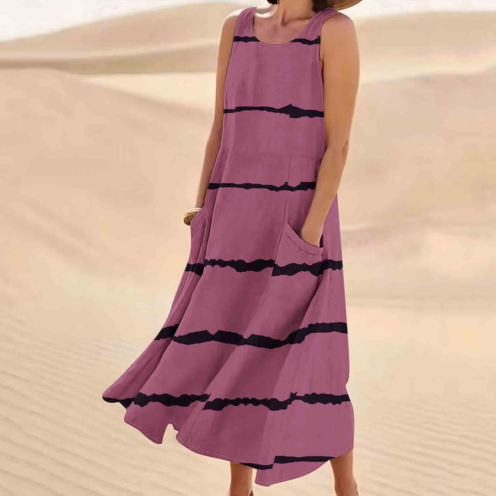 knee length dresses for ladies Cut-Out Linen Dress TAHITI in White