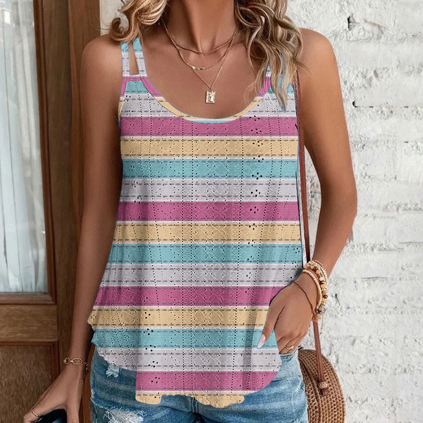 Women's Linen Crop Top – Adjustable Drawstring Strap, Sleeveless & Breathable Summer Top