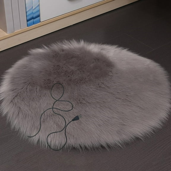onlyliua USB Rechargeable Pet Heating Pad With Constant Temperature Waterproof Short-Pile Plush Washable Cover Anti-Bite Durable For Cats Small Dogs Indoor Travel Safe Warming Mat Heated Mat